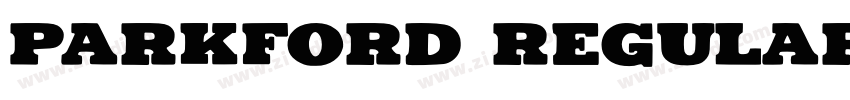 Parkford Regular字体转换